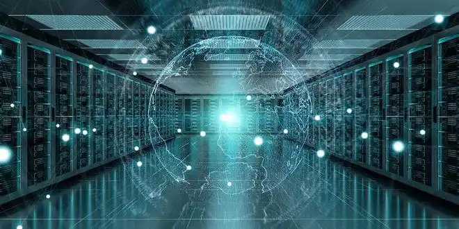 Vast cryptocurrency mining farm housing hundreds of ASIC miners